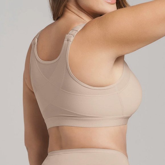 NWT Front Hook Sports Bra & Back Support Posture Corrector Wireless Bra 38D - Picture 13 of 16